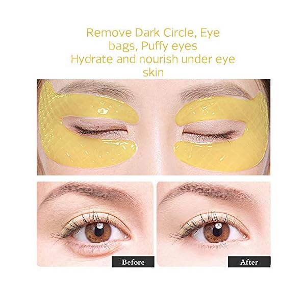 10x-Gold-Collagen-Eye-Mask-Infused-Caviar-Extract-Hyaluronic-Acid-Under-Eye-Patches-Moisturiser-Eye-Mask-for-Dark-Circle-Puffy-Eye-Eye-Bags-Fine-Lines-Anti-Ageing-Eye-Treatment-Hydrating-Firming-Pads 10x Gold Bio Collagen Eye Mask Infused Caviar Extract, Hyaluronic Acid Under Eye Patches Moisturiser Eye Mask for Dark…