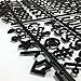 Black Letters and Characters for Felt Letter Boards - 504 Characters, Fun Symbols and much more - Pre Cut Black One Inch Letters in Plastic Organizer. Approx 1 Inch Letters