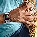 AdMaster Compatible with Apple Watch Bands 42mm 44mm,Soft Silicone Replacement Wristband Compatible with iWatch Series 1/2/3/4 - S/M White/Lavender