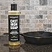 Caron Doucet - Cast Iron Care Bundle - Cast Iron Oil & Cast Iron Soap - 100% Plant Based Formulation - Helps Maintain Seasoning on All Cast Iron Cookware. (8oz Cylinder)
