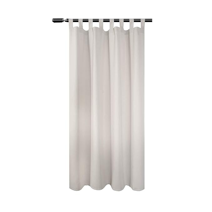 WOLTU VH5900cm, Vorhang Blickdicht mit 8 Schlaufen und Raffhalter, Leichter & weicher Verdunkelungsvorhang Gardinen Schlaufen