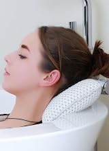 Other Waterproof Bath Pillow Headrest Suction Cups Ergonomic Luxury 4D White view 2