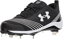 Under Armour Women's Glyde ST Softball Shoe, Black