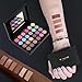 Eyeshadow Palette Makeup Palette 35 Bright Colors Matte and Shimmer Lip Gloss Blush Brushes (Up35color)