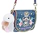 KUMEED Rex Rabbit Bunny Keychain Easter Rabbit Fur Fluffy Cute Pom Pom Key Ring Pendant Key Chains for Women Girl Bag Handbag Car Decoration Multicolor