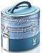 Vaya Tyffyn 600 ml Insulated Lunch Box - Stainless Steel Leak-Resistant Food Storage Container - 100% BPA Free, Eco-Friendly & Reusable Kid's Lunch Box - 20.3 oz (2.5 cups) total capacity (Denim)