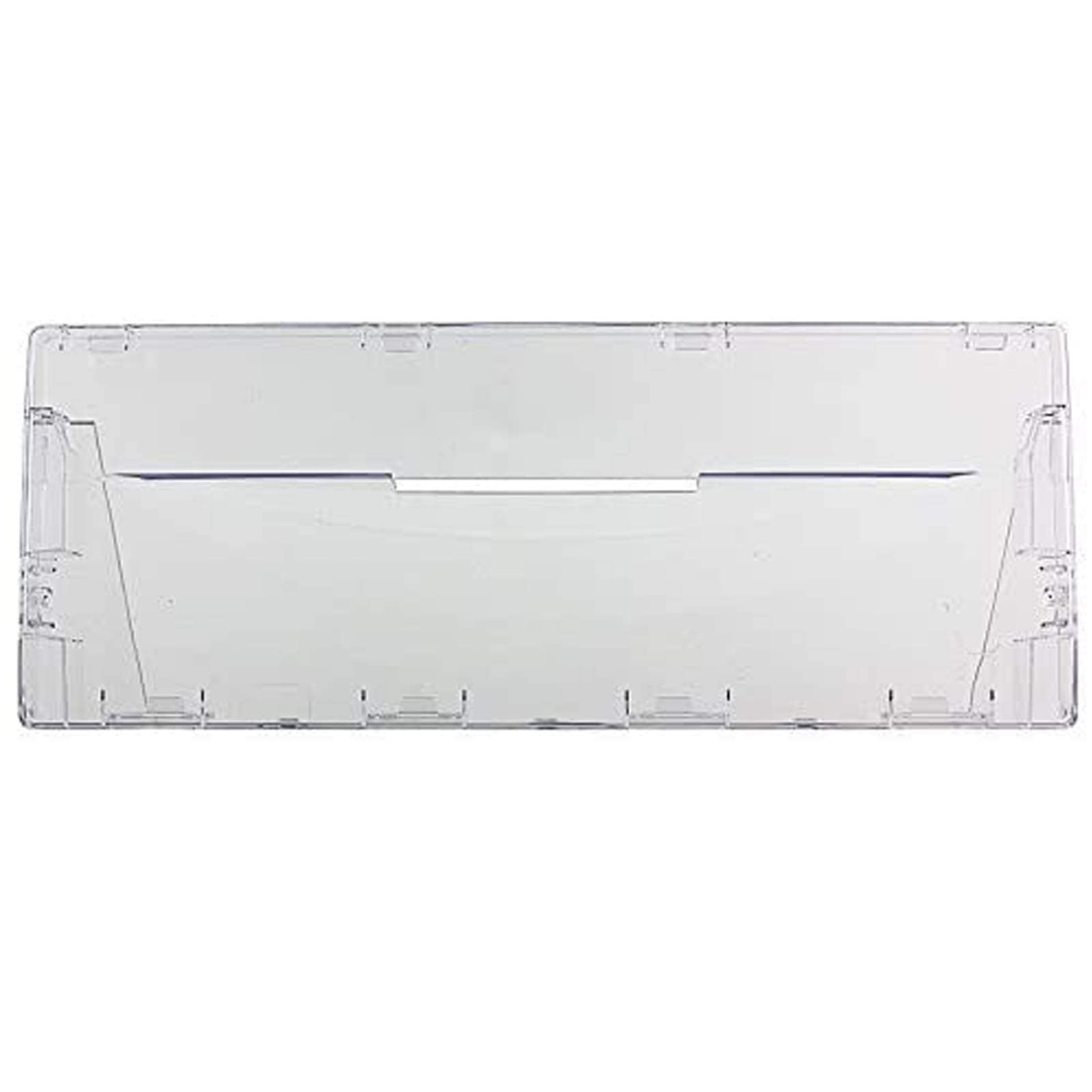 Spares2go Plastic Drawer Flap Front Cover Handle for Indesit CA55 CAA55 NCAA55 Series Fridge Freezer