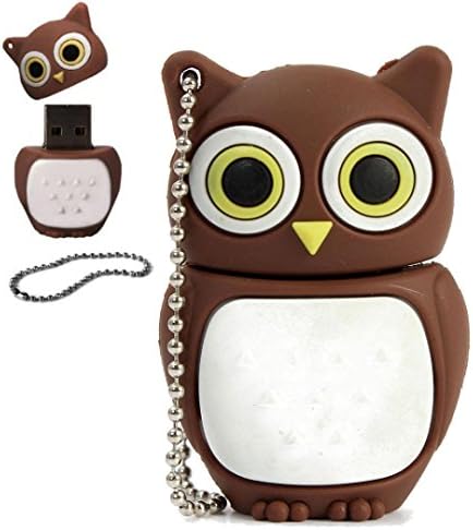 Mchoice Cartoon Owl USB 2.0 Flash Enough Memory Stick Storage Thumb U Disk 32GB /16GB/8GB/4GB/2GB/1GB (16GB)