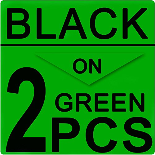 Greateam 2 Pack Standard Laminated Label Tapes Compatible for Brother TZ TZe 731 TZ-731 TZe-731 Black on Green 26.2-Feet (8m)
