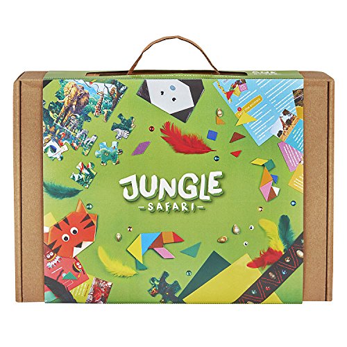 Buy JackInTheBox Jungle Safari 3In1 Craft Kit Gift For Kids Aged 5