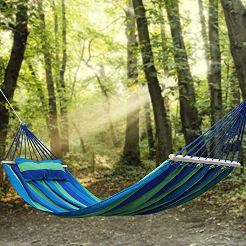 AXT SHADE Hängematte im Freien 220 * 120 cm, Last 200 kg, mit Kissen der Gleichen Farbe, für Garten, Innenhof, Camping… – Bild 4