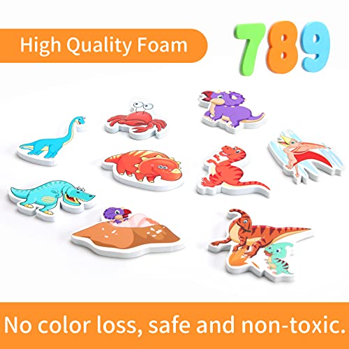 GEMEM Bath Toy Set, Foam Bath Toys 26 Letters + 10 Numbers + 16