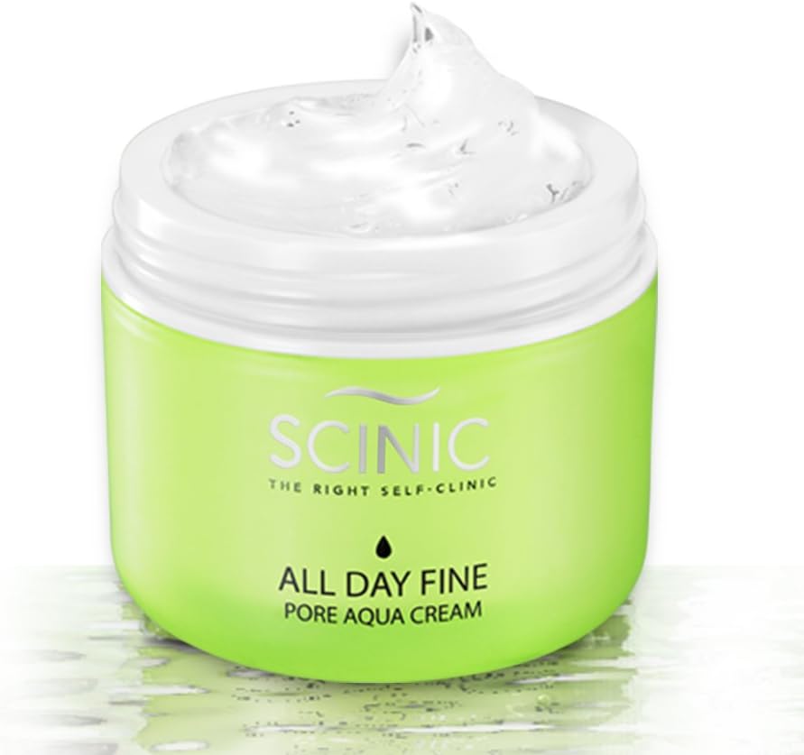 SCINIC All Day Fine Pore Aqua Cream Face All Skin Types Women Cactus (55ml)
