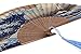 Amajiji Folding Hand Held Fan for Women - Bamboo Silk Fans for Party Wedding Dancing Decoration Gift Performance