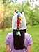 Unicorn Party Supplies Hat, Fleece with Rainbow Colored Mane, Silver Horn, Pink Ears