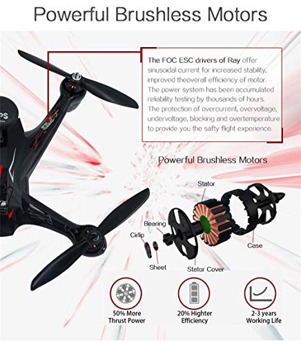 GPS-FPV-Foldable-Quadcopter-Drone-with-1080P-HD-Camera5G-WiFi-TransmissionBrushless-MotorGesturePoint-of-InterestAltitude-HoldAuto-HoverFollow-Me360Flips21-Mins-Flight-Time-Red