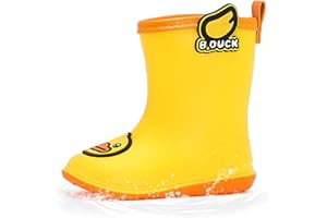 B.DUCK BABY B.Duck Kids Rain Boots for Boys Girls Waterproof Toddler Cartoon Garden Boots
