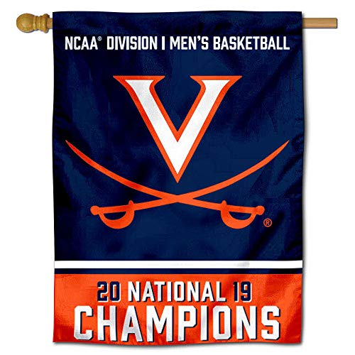 Virginia Cavaliers 2019 Basketball National Champions House Flag Banner