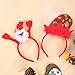 JOYIN 8 PCS Christmas Headbands Head Hat Toppers Costume Accessories for Kids Girls Boys Christmas Parties Xmas Holiday Party Favors Photo Booth