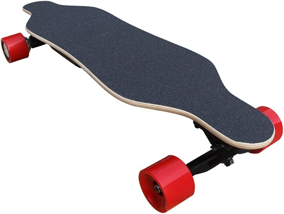 Electric Longboard, Electric Skateboard with Remote Controller, Electric Skateboard with Wireless Remote E-Skateboard for Adults and Youths, Dual Motor 2x350W