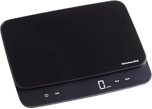 KitchenAid KQ917 High Capacity Glass Surface Digital Kitchen and Food Scale