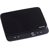 KitchenAid KQ917 High Capacity Glass Surface Digital Kitchen and Food Scale, 30 Pound Capacity and Precision, Grams, Ounces, 