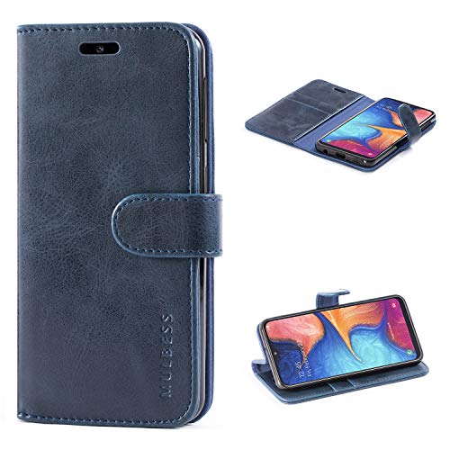 Mulbess Vintage Samsung Galaxy A20e Case Wallet, Flip Leather