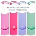 Pack of 4 Silicone Bibs Candy Collection! Baby Bibs for Girls - Best Girl Baby Gifts, Bibs for Newborn - Silicone Bibs with Pocket, Waterproof Bibs for Baby, Feeding Bibs, Dishwasher Safe, Soft Bibs