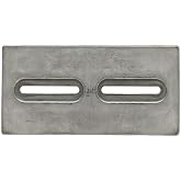 MARTYR CMDIVERZ Zinc Hull Anode, Slotted Bolt-on Plate | Sacrificial Anode for your Hull, Corrosion protection for your boat in SALTWATER