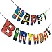 Superhero Happy Birthday Banner Party Supplies for Kids Birthday Party Decoration