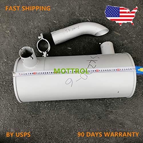 YN12P00021P1 MUFFLER SK200-6 6D31 6D34, AFTERMARKET REPLACEMENT PARTS