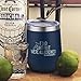Super Dad Funny Mug -If Dad Can't Fix It We're All Screwed -Double Engraving -12 oz Wine Tumbler -Gifts for Dad from Daughter, Son -Father's Day Gifts -Men, Husband Birthday Gifts (Super Dad - Navy)