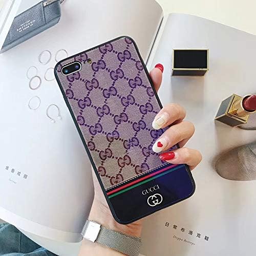 Luxury Elegant iPhone Xs MAX Case, Vintage Monogram Tempered Glass Case for iPhone Xs MAX (FBA)