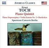 PIANO QUINTET / VIOLIN SONATA 2 / BURLESKEN        image