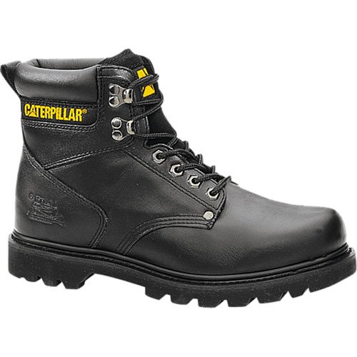 Caterpillar Men's 2nd Shift 6" Plain Soft Toe Boot,Black,13 W US