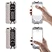TFY Security Hand Strap with 360 ° Rotation Metal Ring Finger-Grip Holder Stand Compatible with iPhone 15 Pro Max / 14 Plus / 13 Pro / 12 / SE/Galaxy S23 / Note 20 / Mate 60 Pro (Grey)
