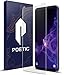 Galaxy S9 Screen Protector, Poetic [HD Clear][Back Case Friendly][Anti-Fingerprint] Premium Tempered Glass Screen Protector for Samsung Galaxy S9 Clear