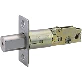 Design House Pro Series Deadbolt Latch, Satin Nickel | Adjustable, Surface, Classic, Zinc, Hardware, 790758
