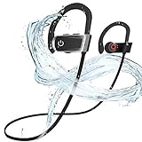Bluetooth Headphones,ZamKol Wireless Sports Earphones,Stereo in-Ear Earbuds with mic,IPX7 Waterproof,Noise Cancelling Headsets for Running,Cycling,6-8 Hours Play Time