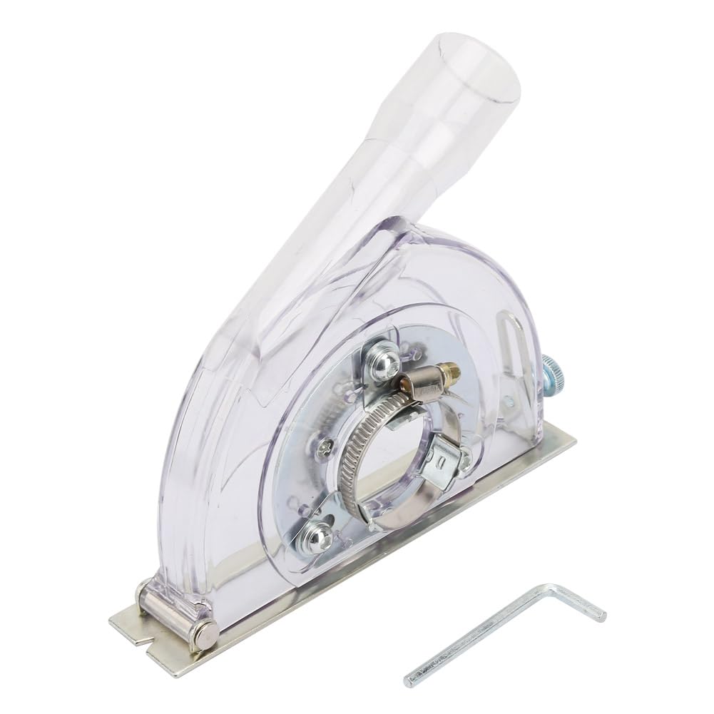 Cutting Dust Cover, Angle Grinder Dust Cover,Grinding Shroud for 100/125/150mm Angle Grinder,Cutting Disc Diameter 90/115/125mm,Transparent PC shell