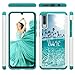 Voanice for Samsung Galaxy A14 5G Case with [2 Pack] Screen Protector, Slim Shockproof Soft TPU&Hard PC Phone Case, Girls Women Cute Glitter Bling Butterfly Protective Cover for Samsung Galaxy A14 5G