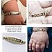 ProLuckis Personalized Gold Baby Bracelet Engraved Name Baby ID Protection bracelets Adjustable
