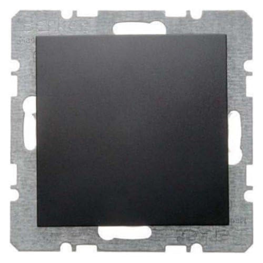 Hager – Blind Plate with Frame Claw B1/B3/B7 Anthracite