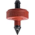 Netafim Self Piercing Pressure Compensating Emitters with Internal Check Valve, Red, 2.0 GPH (Dripper, 100, Pack)