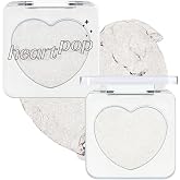 ETUDE Heart Pop Blush, Soft White Teak Cheek Color, Natural Highlight & Glossy Finish, Compact 0.2 oz – White Dolphin