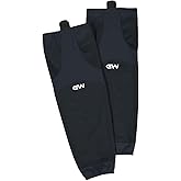 GameWear SK6500 Pro Series Hockey Socks, Textured Polyester, Single-Tone Design, Black