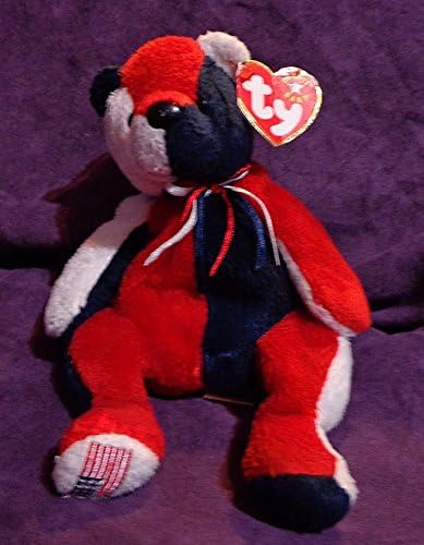 patriot bear beanie baby