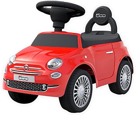 Amazon 乗用玩具 フィアット500 レッド Fiat500 足けり乗用玩具 正規ライセンス 足けり玩具 押し車 子供が乗れる おもちゃ おもちゃ