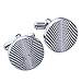 JOVIVI® 4Pairs Stainless Steel Mens Classic Modern Ornate Pattern Style Dress Shirt Cufflinks Mix Design Set (Pink)
