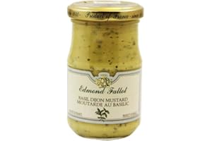 Edmond Fallot Dijon Mustard with Basil (7 ounce) by Edmond Fallot
